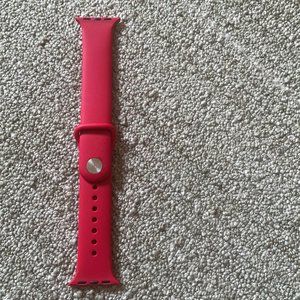 Never Used Red Apple Watch  Band Silicone 38MM